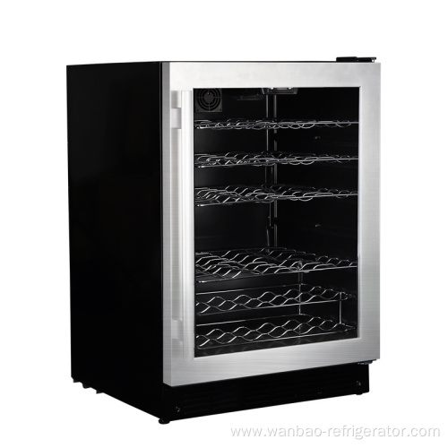 Capacity Freestanding Compressor cooling Wine cooler